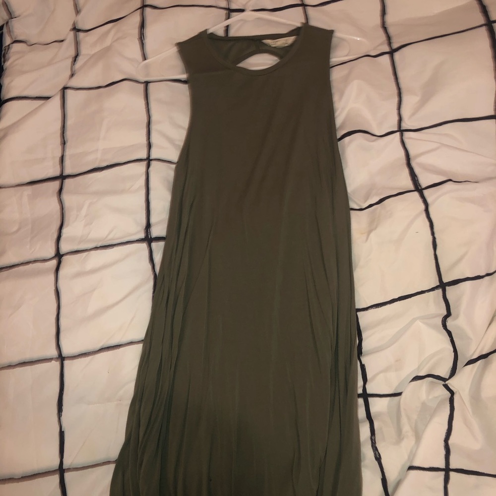Olive green American eagle dress